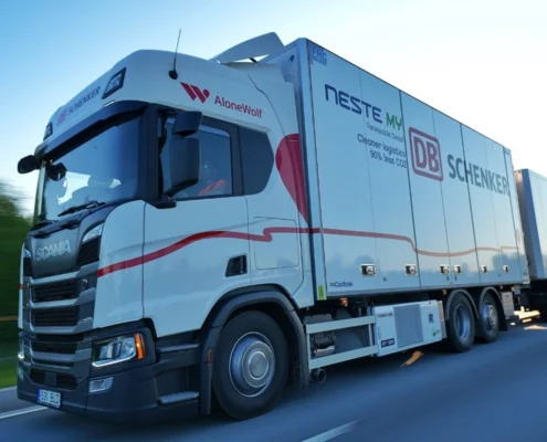 60-tonnine veoauto Eesti teedel